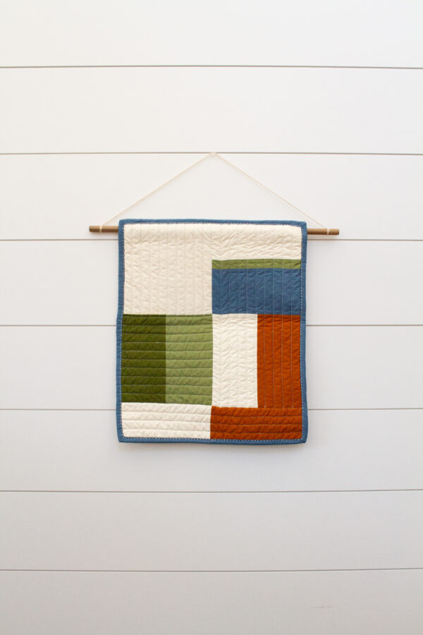 Color Block Quilted Wall Hanging